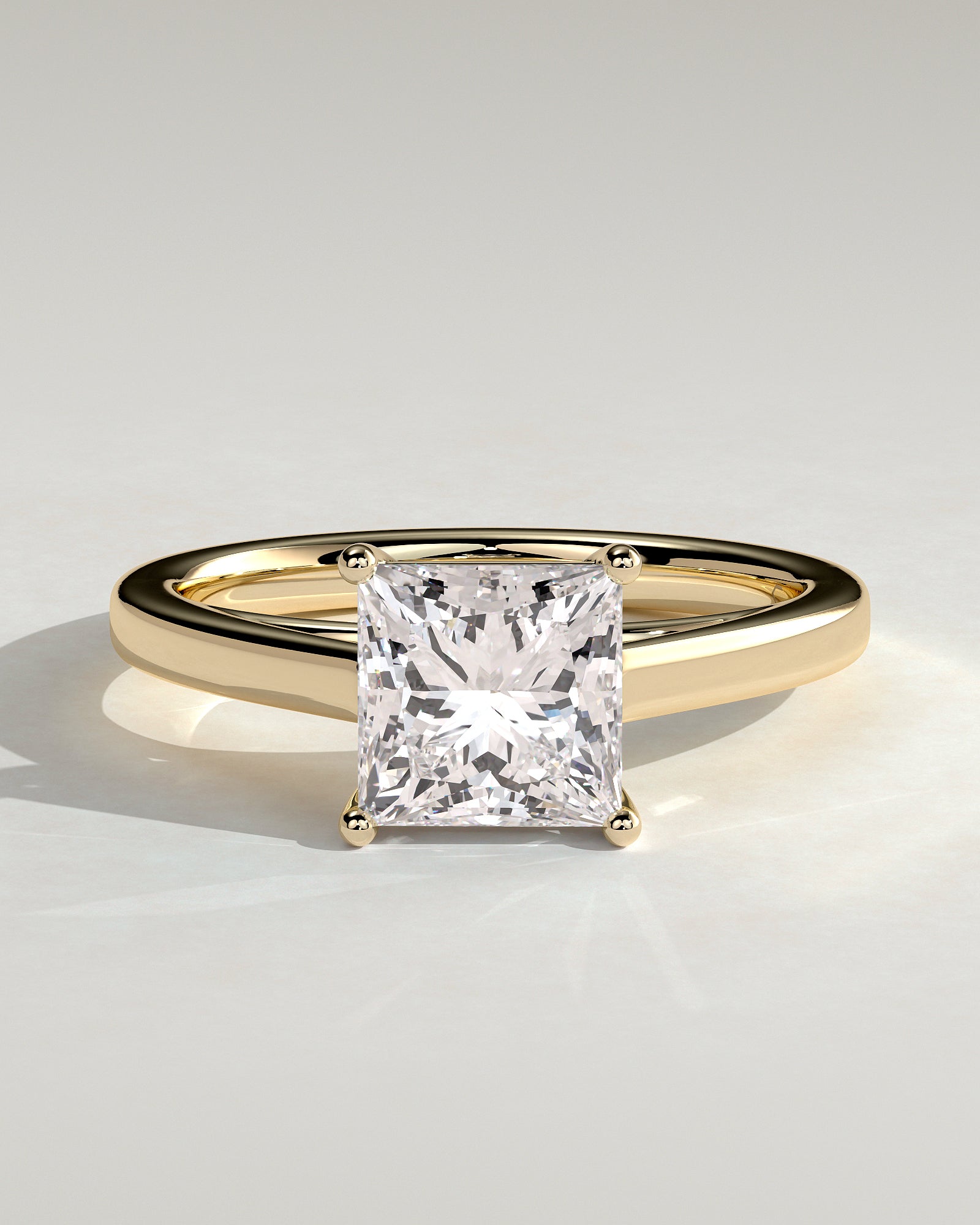 Round Halo, Pave & Split Shank Engagement Ring – 1.93 CT Lab Grown Diamond